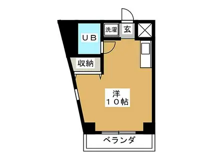 エクセレンス八事(ワンルーム/3階)の間取り写真
