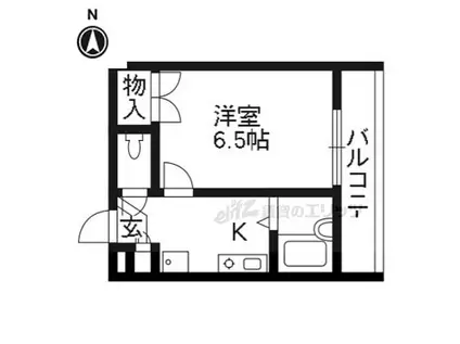 レオパレス明和(1K/2階)の間取り写真