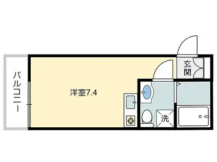 SOLANA URAYASU(ワンルーム/3階)の間取り写真
