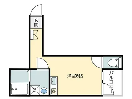 SOLANA URAYASU(ワンルーム/3階)の間取り写真