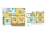 阪急宝塚本線 中山観音駅 徒歩30分 2階建 築47年