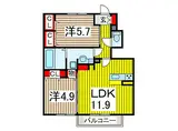 埼玉高速鉄道 鳩ケ谷駅 徒歩18分 2階建 築8年