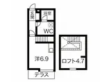 名古屋市営名港線 六番町駅 徒歩14分 2階建 築9年