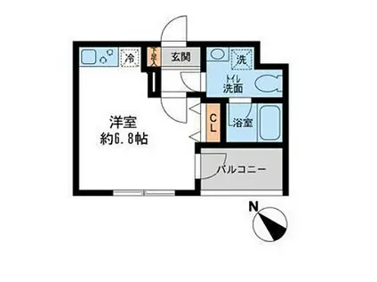 HF上石神井レジデンス(ワンルーム/7階)の間取り写真