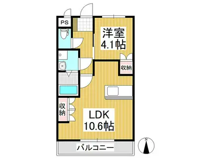 しなの鉄道 滋野駅 徒歩29分 2階建 築18年(1LDK/2階)の間取り写真