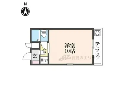 コーポ三和新大宮I号館(1K/1階)の間取り写真