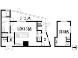 JR福知山線 川西池田駅 徒歩13分 2階建 築51年