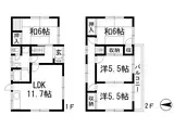 能勢電鉄妙見線 鼓滝駅 徒歩10分 2階建 築43年