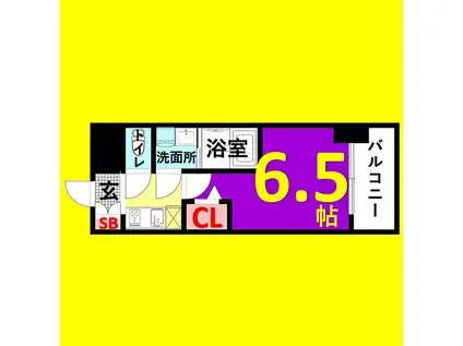 SーRESIDENCE今池駅前(1K/4階)の間取り写真