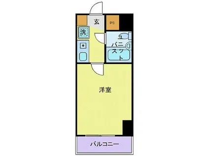 モナークマンション橋本弐番館(1K/5階)の間取り写真