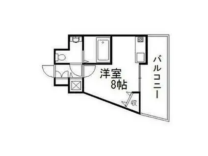 ライフデザイン新金岡B棟(1K/9階)の間取り写真