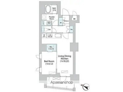 ファミーリャ(3LDK/2階)の間取り写真