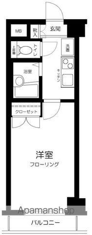 アート・フル西荻窪(ワンルーム/1階)の間取り写真