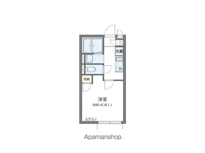 アプリーレ少路(2LDK/4階)の間取り写真