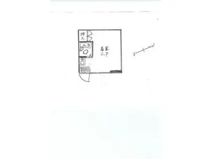 本田マンション1号棟(ワンルーム/4階)の間取り写真