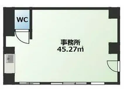 プラザ千葉中央ビル(ワンルーム/2階)の間取り写真
