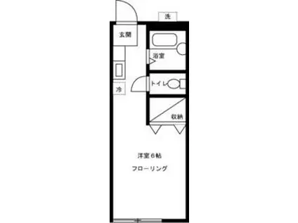 コート杉並(1K/1階)の間取り写真