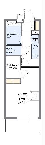 レオパレスディアコート入沢(1K/3階)の間取り写真