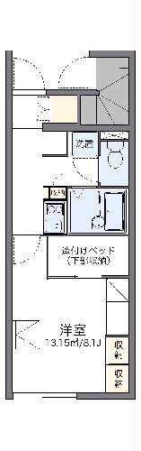 レオパレスステラ(1K/1階)の間取り写真