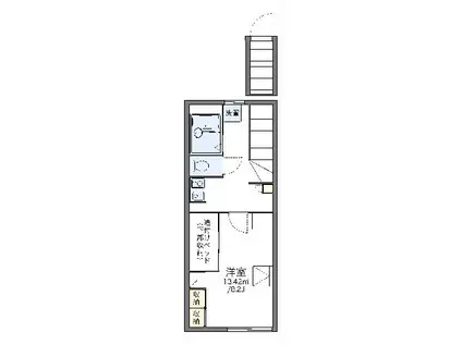 レオパレススペース メイ(1K/2階)の間取り写真