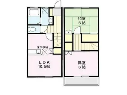 グリーンハイツ(2LDK)の間取り写真