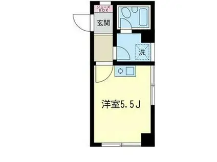 IB SQUARE(ワンルーム/1階)の間取り写真