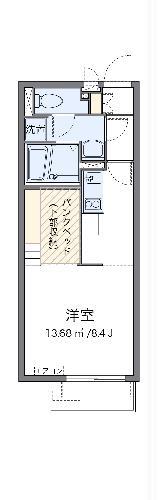 ミランダ宿町(ワンルーム/1階)の間取り写真
