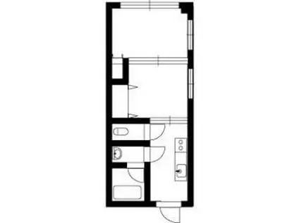 今井町ストアー(2K/3階)の間取り写真