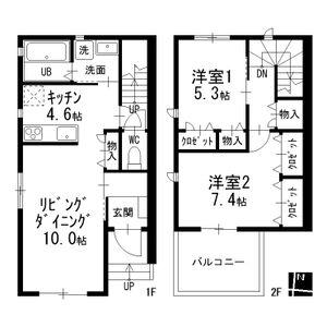 GSレジデンス東山公園(2LDK)の間取り写真