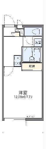 レオパレスオサダ(1K/3階)の間取り写真