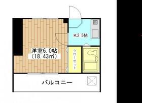 ドリーム蓮沼(1K/3階)の間取り写真