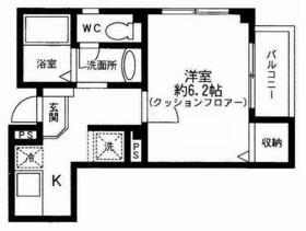 エスポワール田園都市(1K/1階)の間取り写真