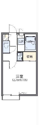 レオパレス桜(1K/2階)の間取り写真