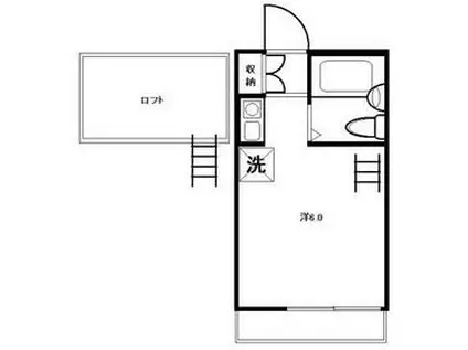 MIYASHIRO BASE(ワンルーム/2階)の間取り写真