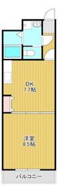 E-STAGE I(1DK/1階)の間取り写真