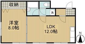 タートルベイ(1LDK/3階)の間取り写真