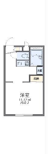 レオパレスアイリス(1K/2階)の間取り写真