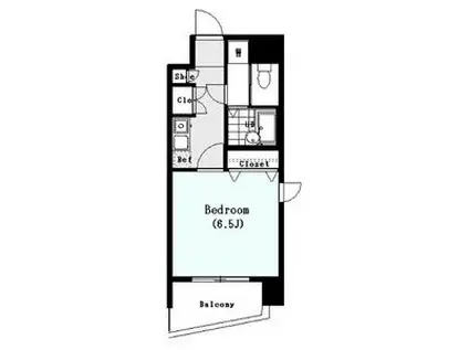 シンシア大森本町(1K/7階)の間取り写真