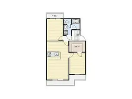 マンションストークⅤ(2LDK/3階)の間取り写真