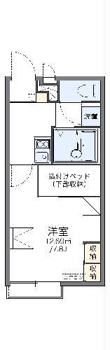 レオパレス栄華西Ⅱ(1K/2階)の間取り写真