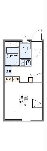 レオパレスSOLEIL(1K/2階)の間取り写真