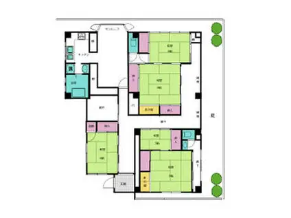 フォトナ新井薬師前旧小久保マンション(5SK/1階)の間取り写真