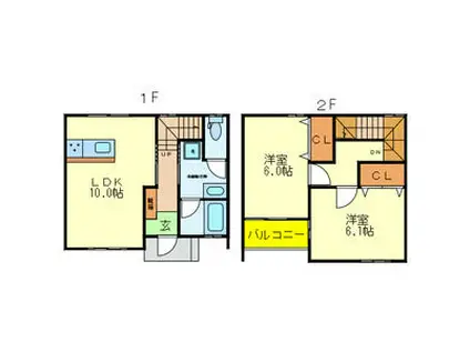 Casa Isonokami(2LDK)の間取り写真