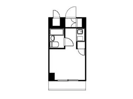 マンション森の仲間(ワンルーム/3階)の間取り写真