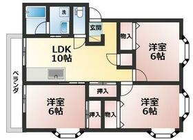 グリーンハイツB(3LDK/1階)