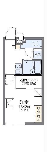 レオパレスパームサイド(1K/2階)の間取り写真