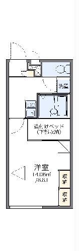 レオパレスPESCA(1K/2階)の間取り写真