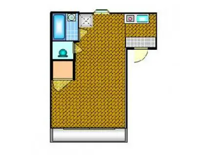 メゾン・ド・リジエール(ワンルーム/1階)の間取り写真