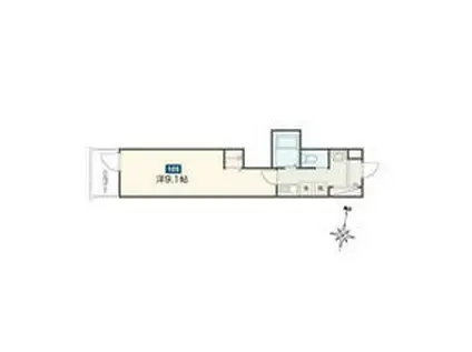 クラブレジデンス東青梅(1K/1階)の間取り写真