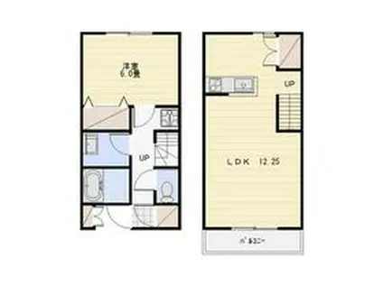 メゾネットYS Ⅰ(1LDK)の間取り写真